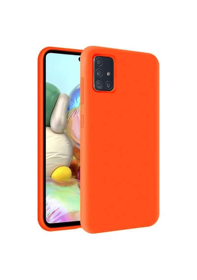 Samsung Galaxy Uyumlu M51 Kapak Içi Kadife Soft Logosuz Lansman Silikon Kılıf