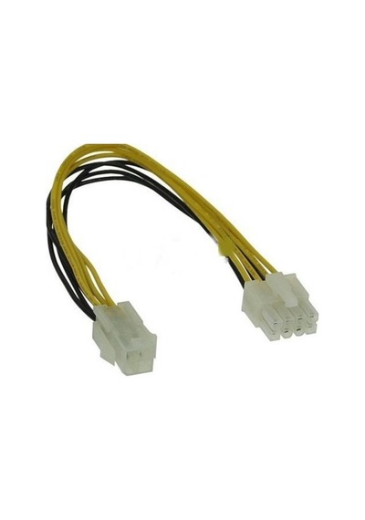 4 Pin To 8 Pin PSU CPU Güç Çevirici Power Supply Çevirici Kablo
