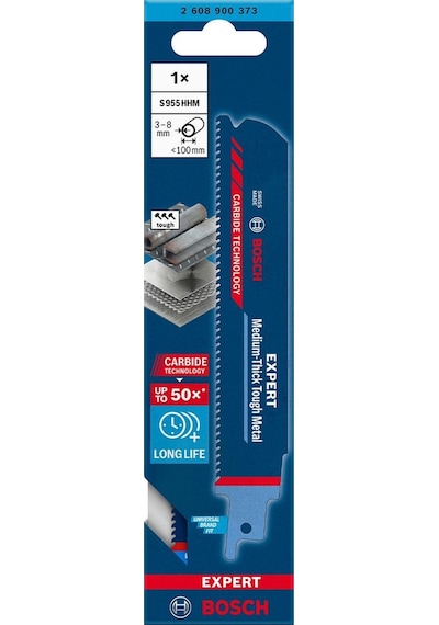 Bosch Expert 'Medium-Thick Tough Metal' S 955 Hhm Panter Testere Bıçağı 1 Parça - 2608900373