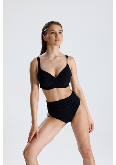 Magic Form Süngerli Toparlayıcı Bikini Üst Siyah - 728496473 Siyah