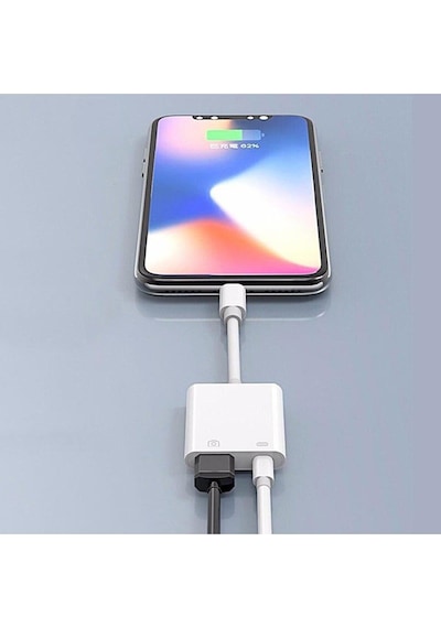Jopus Universal Lightning Sarj USB Otg JO-IP08 Beyaz