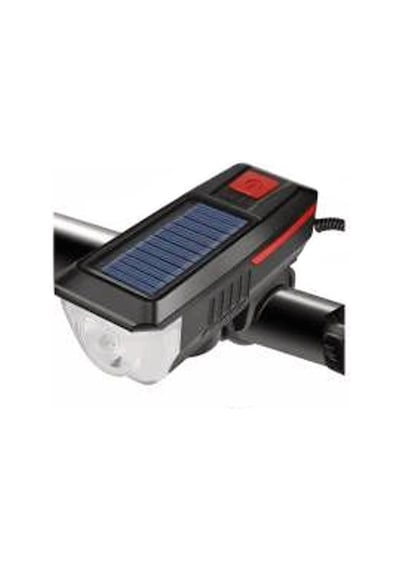 Forte Gt Xbyc 6144 Bisiklet Ön Işık Korna Siyah Kırmızı Çok Renkli