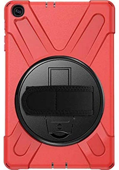 Galaxy Uyumlu Tab A7 10.4 Sm-t500-t505-t507 Kılıf Shockproof 3 Katmanlı Standlı Zırh Kılıf Kalem Yerli- 5775 Tablet Kılıfı