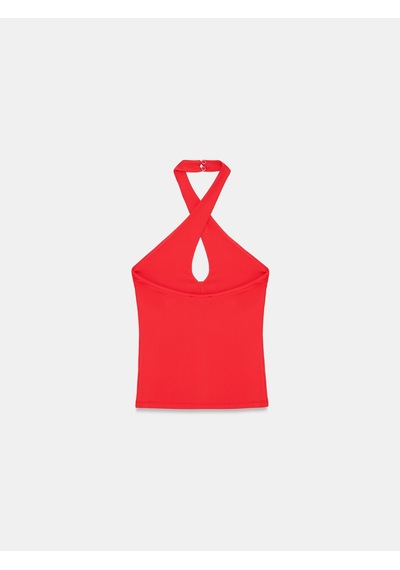 DİLVİN 21267 Halter Top-kırmızı