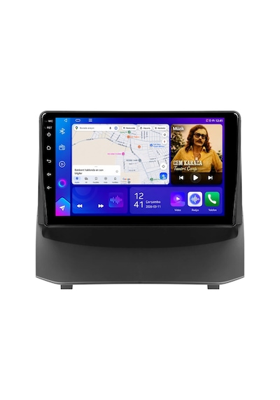 Ford Fiesta 2009-2017 Android Multimedya Carplay Android Auto Navigasyon Kameralı 4gb Ram 64gb 9"