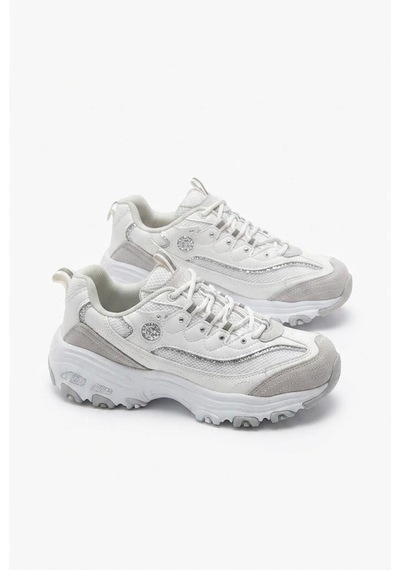 Fort 07387 Rahat Kalın Taban Sneaker Kadın Ayakkabı Beyaz