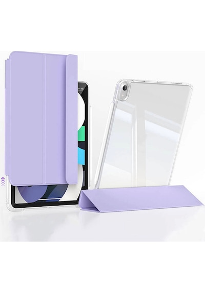 Apple Uyumlu iPad, Air 11 2024 Kılıf Magnetik Ayrılabilen Kalem Bölmeli Airbagli Redclick Tablet Kılıfı