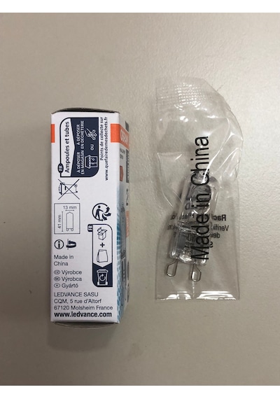 5 Adet Osram G9 40w 490 Lümen Halojen Lamba Saimelektrik