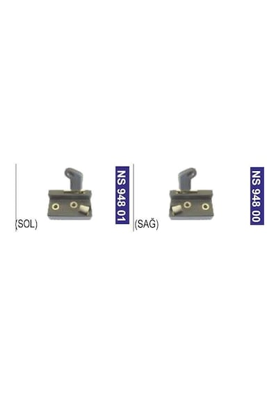 Kabin Kapı İç Kolu Sağ Dik Mandallı Traktör 0012050u1 - Ns94800