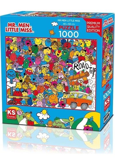 14452 Puzzle 1000 Mr Men Lisanslı 1000 Parça Yetişkin Puzzle