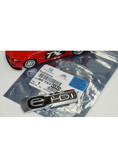 Citroen C1 C2 C3 C4 C5 eHDİ Krom Metal Bagaj Logo