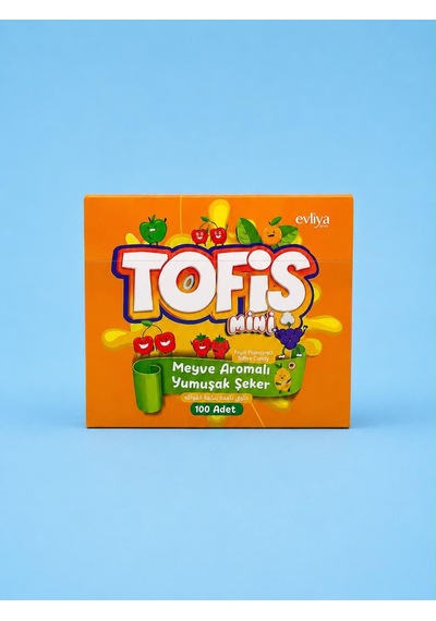 Tofiş Mini Meyveli Yumuşak Şekerleme 100 Adet Kutu 480g