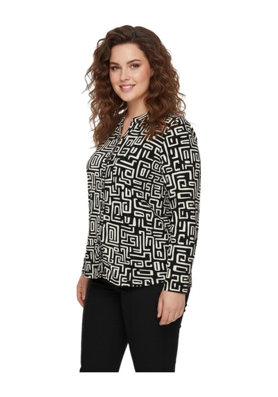 Wearon Kadın Düğmeli Modelli Bluz Bgl-st05123 Siyah