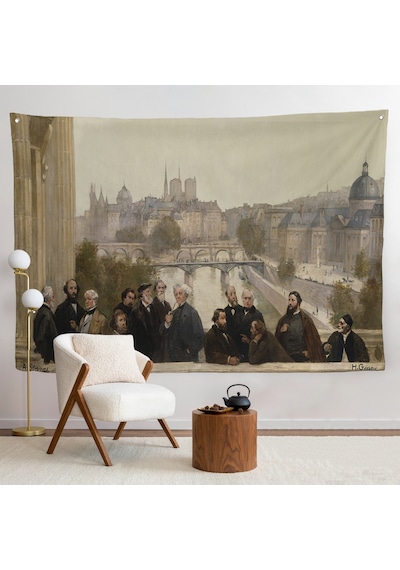 Henri Gervex - Yüzyılın Panoraması Rousseau Duvar Örtüsü-7095