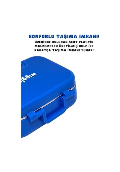 Bento 1030ml Lunchbox Tek Katlı 2 Bölmeli Paslanmaz Çelik Sefer Tası Yemek Kutusu
