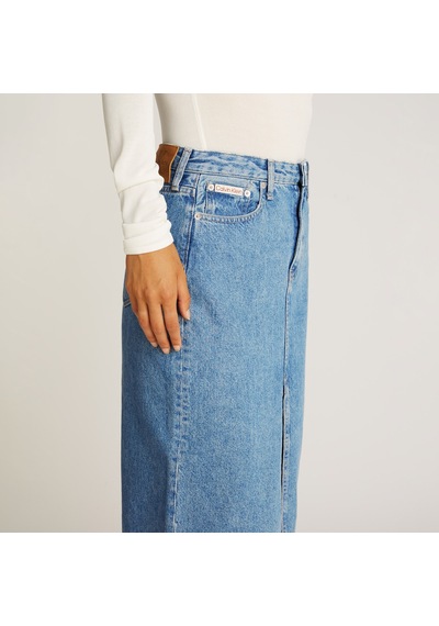 Calvin Klein Maxi Kadın Lacivert Etekdüzj20j224532