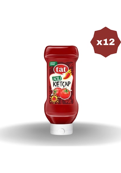 Ketçap Acı 630 Gr - 12 Adet