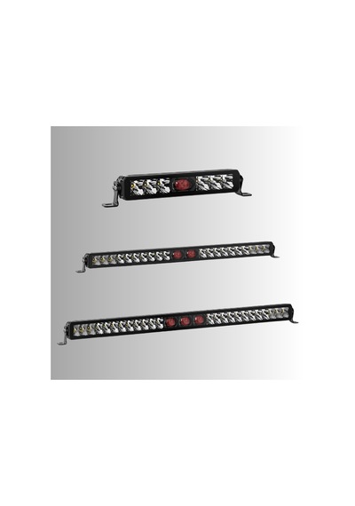 Off-road Premium Tavan Led Bar 80 Cm Beyaz Işık Projektör Kırmızı Göz Gündüz Led Metal Gövde 12-24v