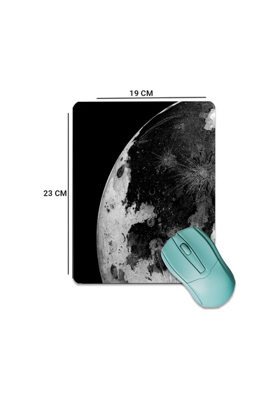 Sonictouch Ayın Karanlık Yüzü Siyah Pürüzsüz Yüzey Kaymaz Taban Dikişsiz Kenar Gamer Oyuncu Mouse Pa Mousepad