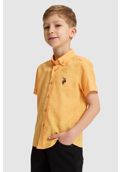 U.S. Polo Assn. U.s. Polo Assn. Erkek Çocuk Gömlek Kısa Kollu 50320261-vr244 Mango
