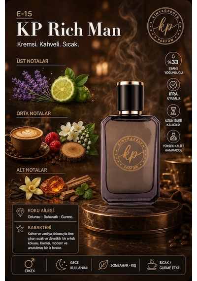 KP E-15 Erkek Parfüm EDP 50 ML