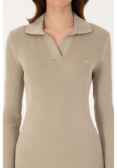 U.S. Polo Assn. U.s. Polo Assn. Kadın Açık Haki Kazak /triko 50317524-vr183 Acık Hakı