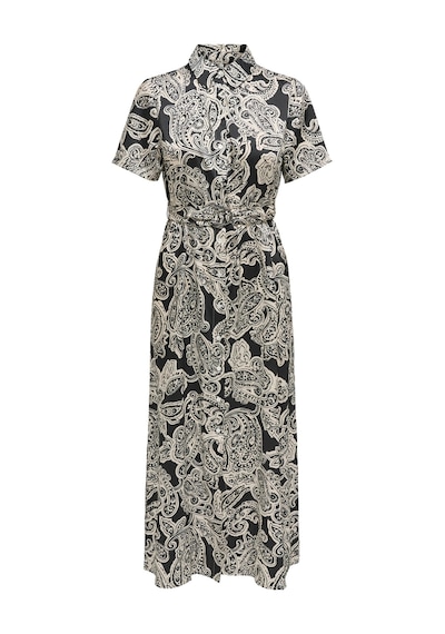 Only Onlpaula Lıfe S/s Belt Mıdı Dress Ptm Kadın Siyah Elbise - 15341613 Siyah