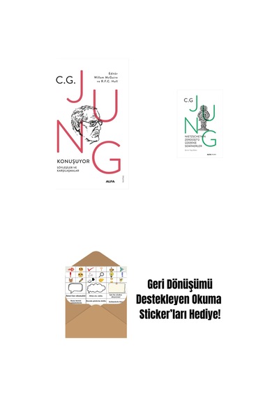 Jung Konuşuyor + Nietzsche'nin Zerdüşt'ü Üzerine Seminerler Ciltli + Okuma Sticker'ları