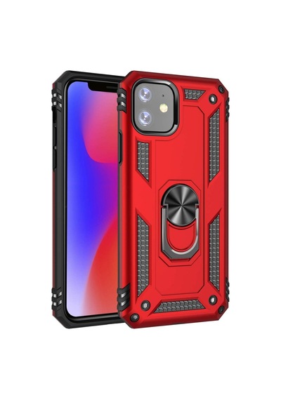 Apple Uyumlu iPhone 11 Kilif Zirhli Standli Miknatisli Tank Kapak 392957249