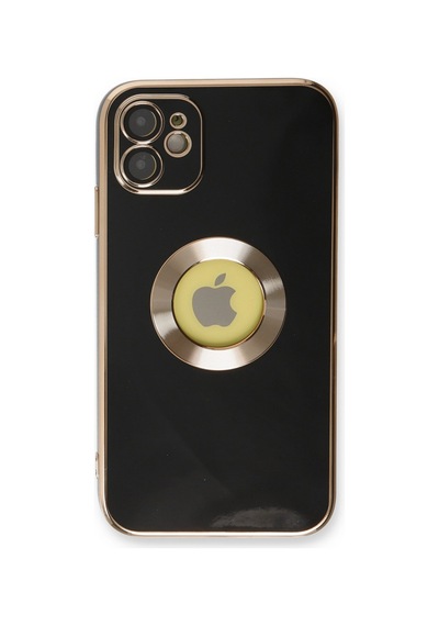 Apple Uyumlu iPhone 12 Uyumlu Kılıf Store Silikon - Siyah
