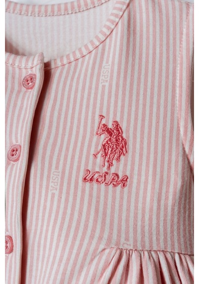 U.s. Polo Assn. Kız Bebek Kahverengi Tulum Kahverengi