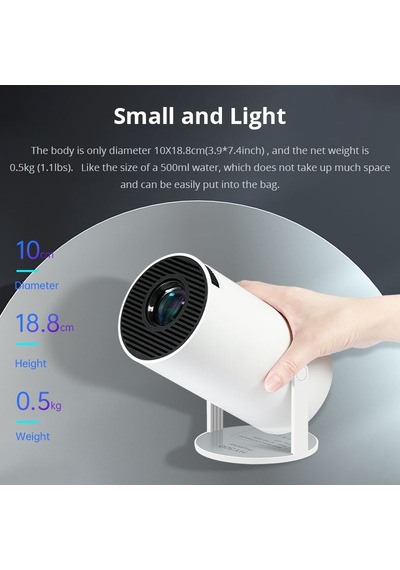 Thundeal HY300 120 Ansı Android 11 1080p 5 G WIFI Akıllı Projeksiyon Cihazı