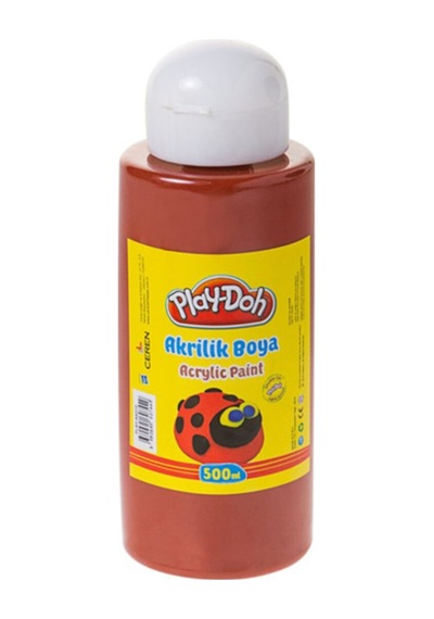 Play-doh Akrilik Boya 500 Ml Kahverengi Play-ak010 No Color