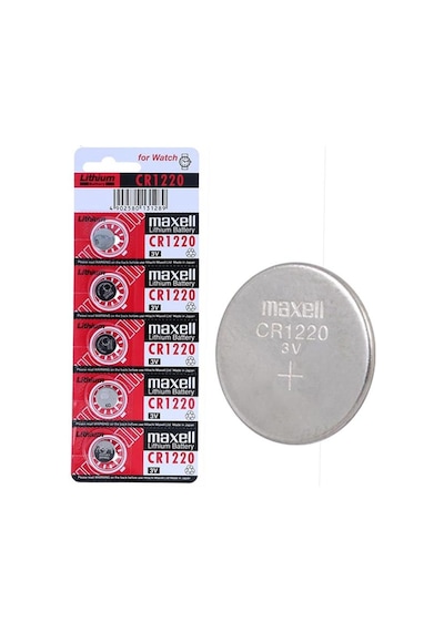 Maxell Cr1220 3 Volt Lityum 5'li Düğme Pil