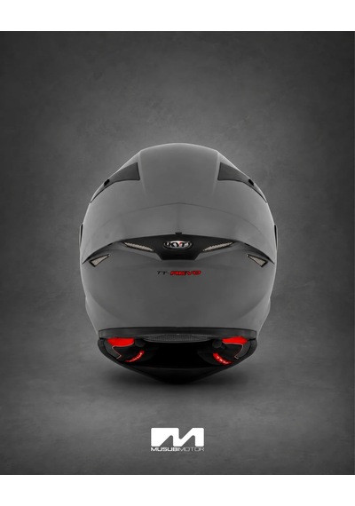 Kyt Tt-revo Kask Plaın Matt Grl Grey Mat Gri