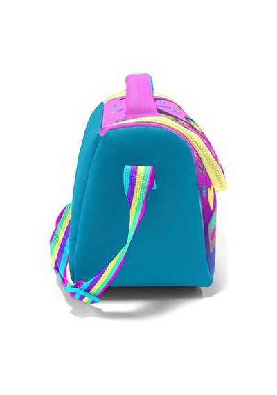 Coral High Kids Pembe Turkuaz Kulaklık Paten Desenli Thermo Beslenme Çantası 11754