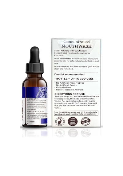 Gurunanda Original Wild Mint Flavor Konsantre Ağız Bakım Suyu 59ml