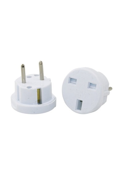 Fetih Elektrik F-09 250v 900w 10a Beyaz İngiliz Adaptör Fiş - 60'li Paket