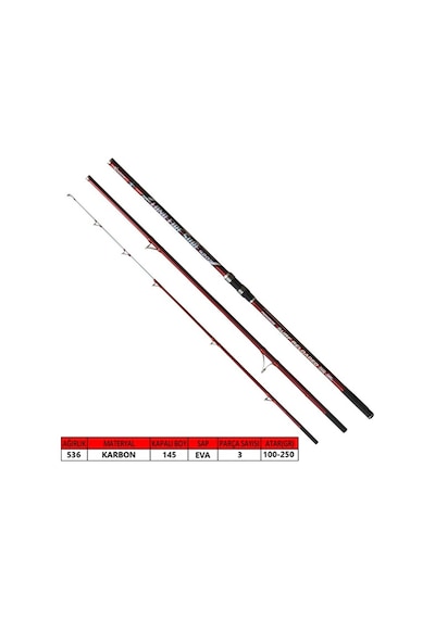 Captain 1454 Longfire 420Cm 3 Parça Surf Kamış 100-250Gr Atar