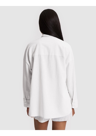 Pierre Cardin Kadın Beyaz Gömlek Desenli 50328624-vr013