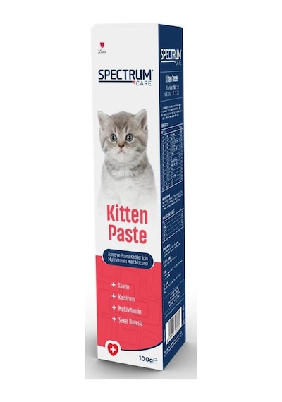Spectrum Kitten Paste Yavru Kediler İçin Multivitamin Malt Macunu 100 G