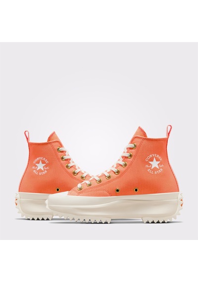 Converse Run Star Hike Unisex Kahverengi Platform Sneaker Turuncu