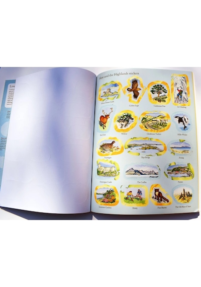 Birlinn - Sticker Atlas Of Scotland