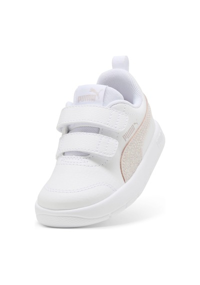 408382-01 Puma Courtflex V3 Glitz V Inf Bebek Spor Ayakkabı Beyaz 408382-01