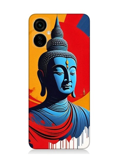 Tecno Spark 9 Pro Uyumlu Budha Heykeli Desenli Silikon Kılıf