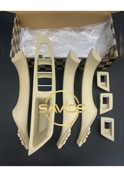 Bmw 5 Serisi F10/f11/f18 Uyumlu Cam Düğme Çerçeveleri 7'li Set Be