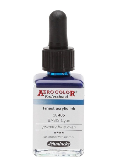 Schmincke Aerocolor Airbrush Mürekkep 28 Ml 405 Primary Blue Cyan