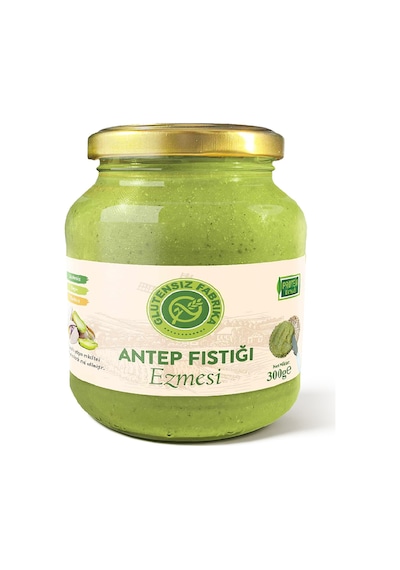 Glutensiz Fabrika Glutensiz Antep Fıstığı Ezmesi 300 G