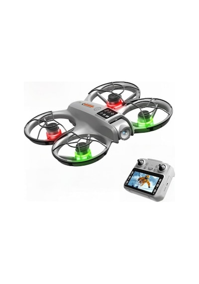 M2 Hd Kameralı Katlanabilir Ekranlı Kumanda, Wi-fi Görüntü Aktarımı Ve 360 Dönüşlü Taşınabilir Kompakt Drone-1698