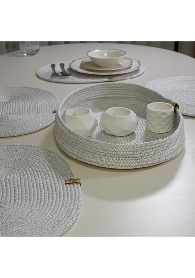 Zengin Design Home Zdh-625 Yuvarlak Runner & Amerikan Servisi Beyaz